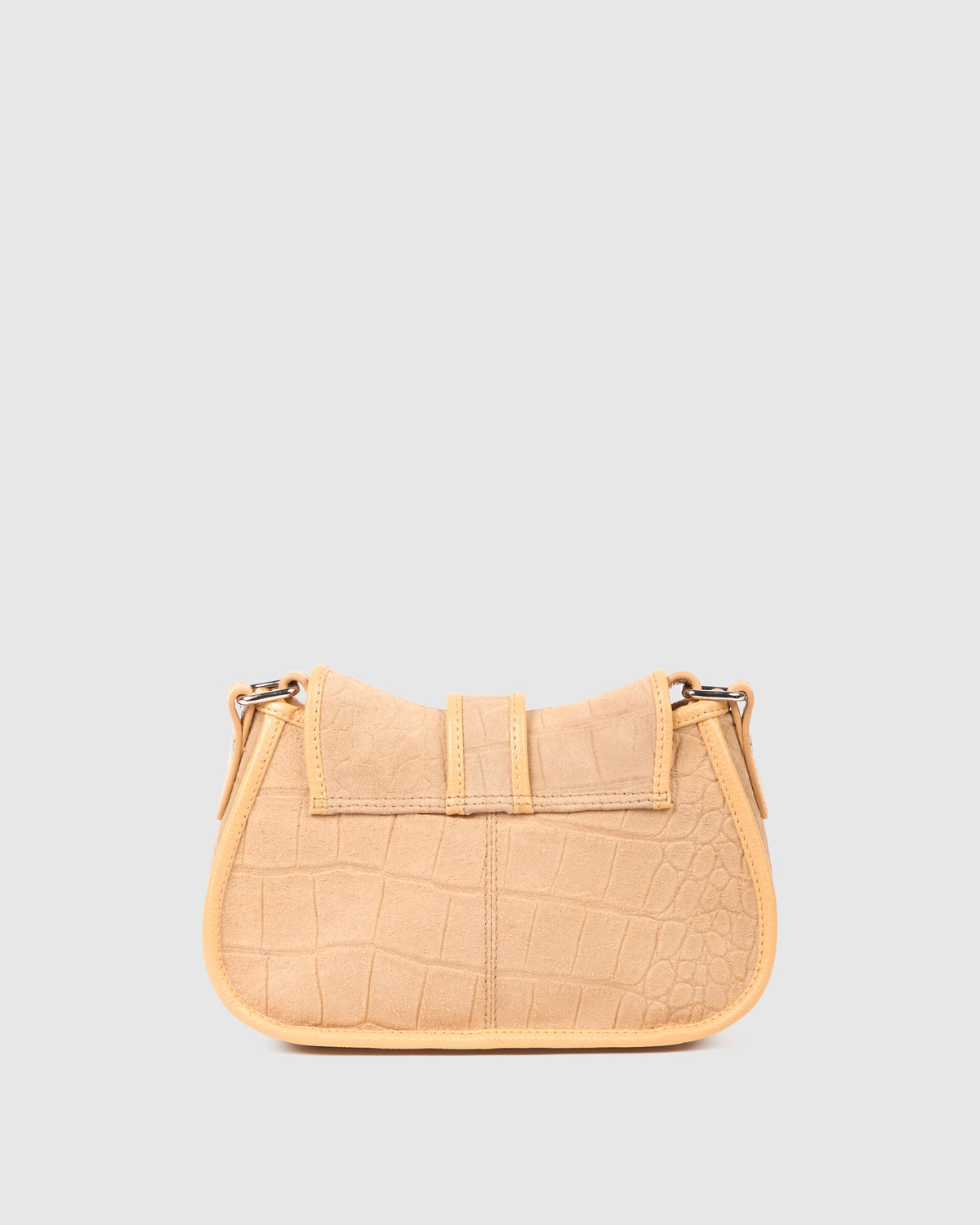 Núnoo Small Maria Scale Suede Cream Small bag Cream