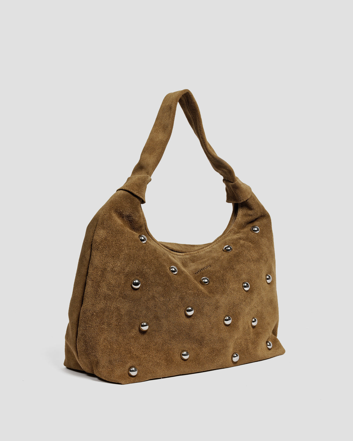 Núnoo Big Dandy Rivet Suede Dusty Olive Large Dusty Olive