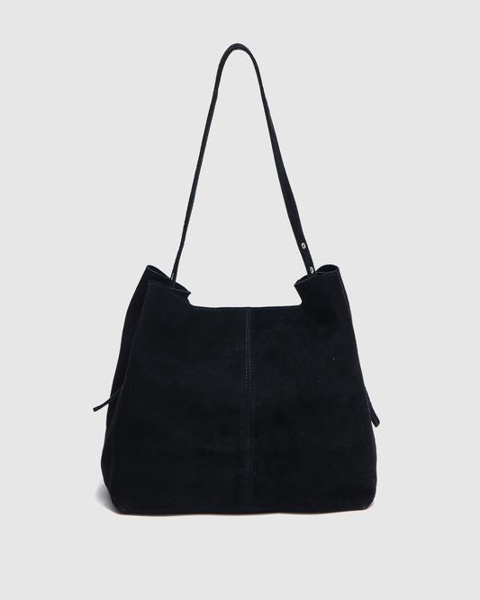 Núnoo Chiara new suede black Large Black