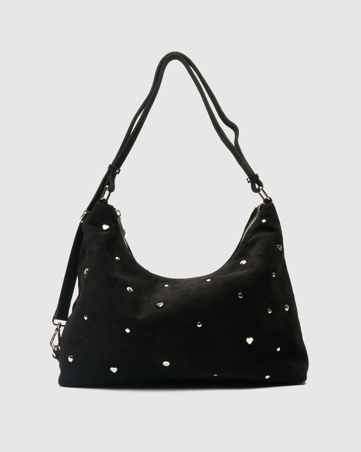 Núnoo Rio Sweetheart Suede Black Large Black