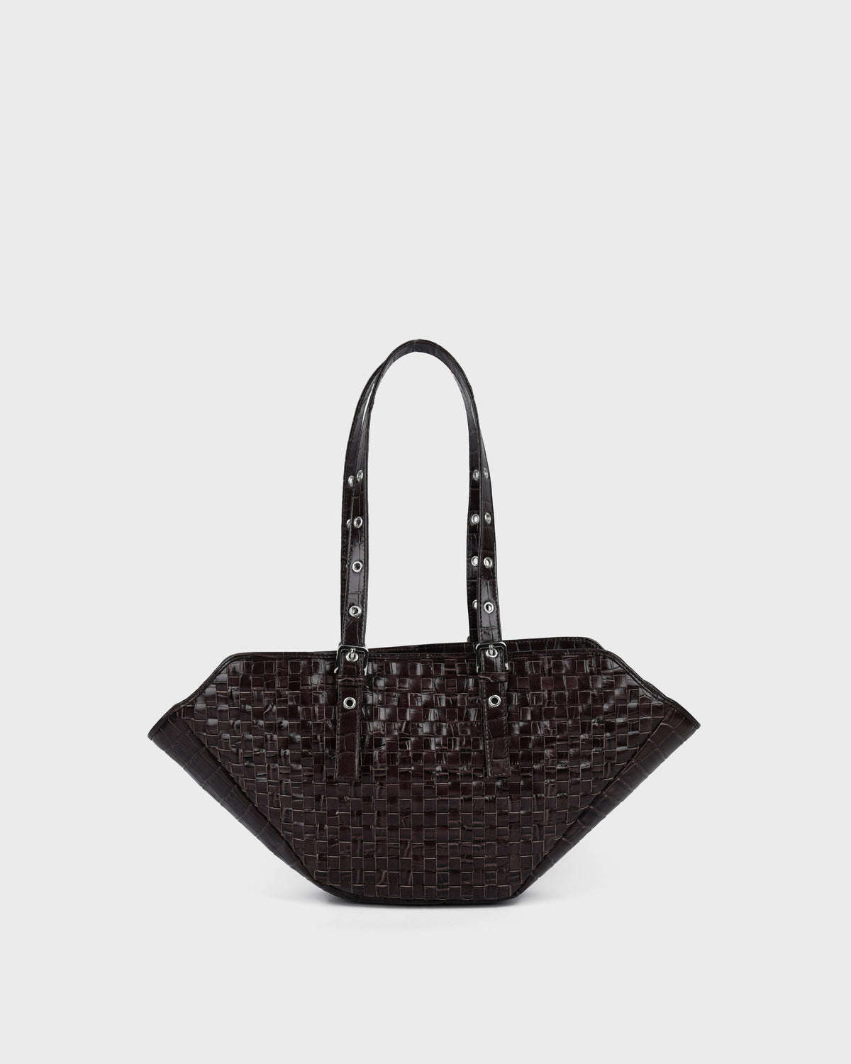 Núnoo Small Nora Braided Texas Chocolate Medium Chocolate